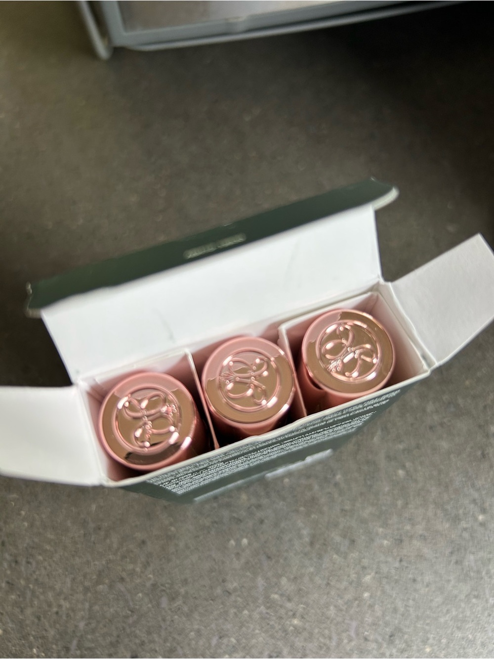 Anastasia Tinted Lip Gloss Trio — Soft Pink, Toffee Rose, Deep Taupe - Picture 4 of 11